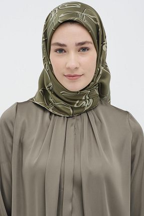 روسری سبز 90 x 90 Tuğba - کد 885470568