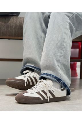 کفش پیاده روی قهوه ای مردانه چرم مصنوعی adidas - کد 885462955
