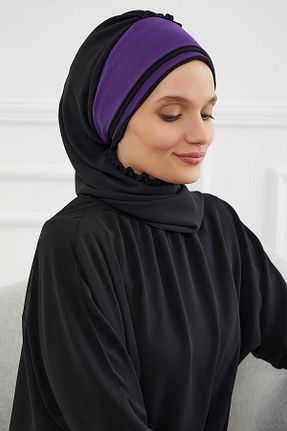 شال مشکی زنانه شیفون Aisha