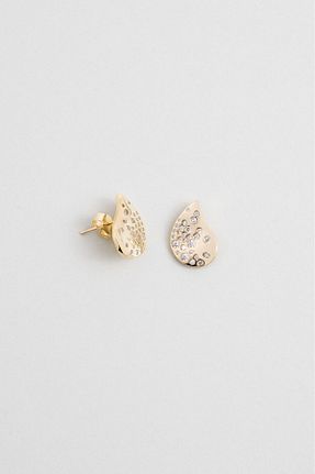 گوشواره نقره زرد زنانه 925 عیار So Chic - کد 885472215