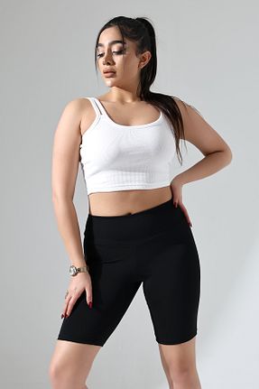 شلوارک ساحلی مشکی زنانه مخلوط پلی استر winmoda - کد 885479272