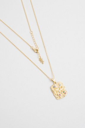 گردنبند نقره زرد زنانه 925 عیار So Chic - کد 885472183