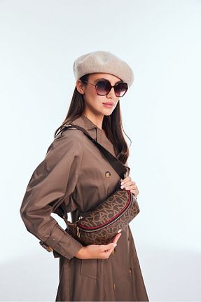 کیف کمری قهوه ای زنانه چرم مصنوعی Nautica - کد 242195287