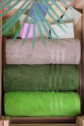 حوله خاکی پنبه ای Dotamess - کد 885480209