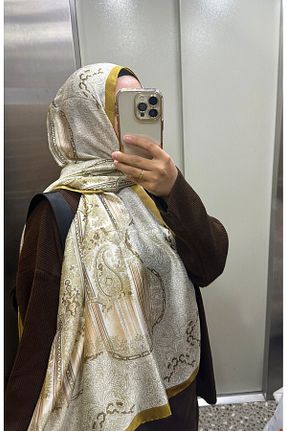 شال طلائی زنانه Merve Nayir - کد 867821650