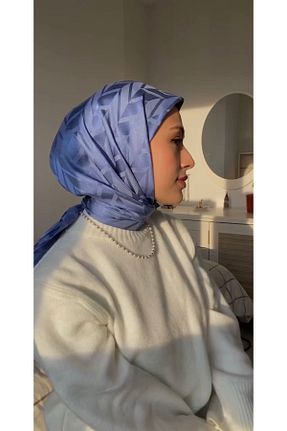 روسری سرمه ای پلی استر ARMANDA - کد 837353726