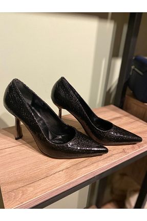 کفش استایلیتو مشکی پاشنه نازک MERVE TOPRAKLI - کد 885509394