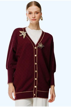 رویه حجاب زرشکی زنانه رگولار Ghisa - کد 885496379