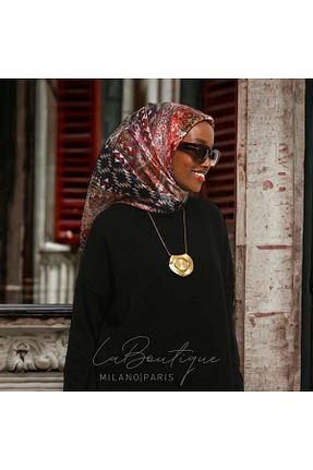 روسری رنگی %100 پنبه La boutique - کد 770040326