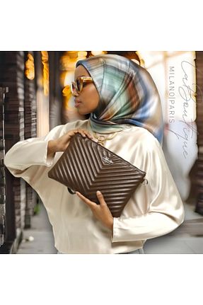 روسری رنگی ساتن La boutique - کد 771866694