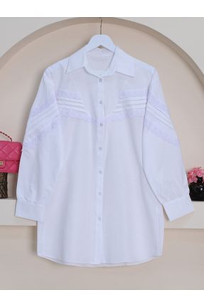 تونیک سفید زنانه بافتنی Modamorfo - کد 750176577