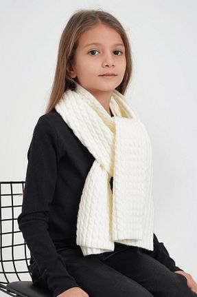 شال گردن سفید بچه گانه مخلوط پلی استر CHUBA - کد 885523931