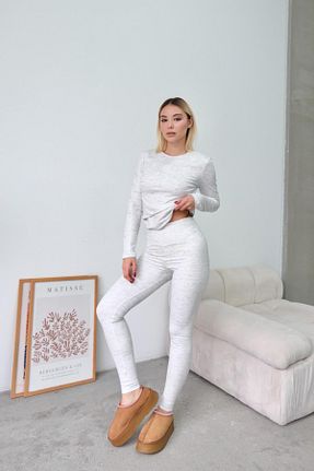 شلوار کرمگن طوسی زنانه رگولار C&CITY - کد 885556038