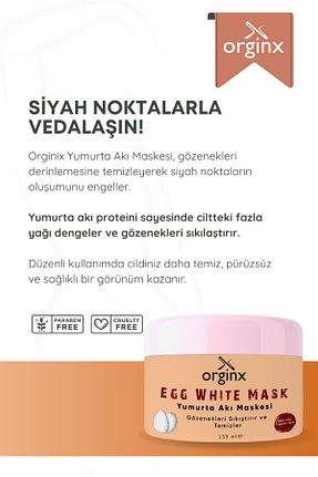 ماسک صورت همه انواع پوست Orginx - کد 361044491