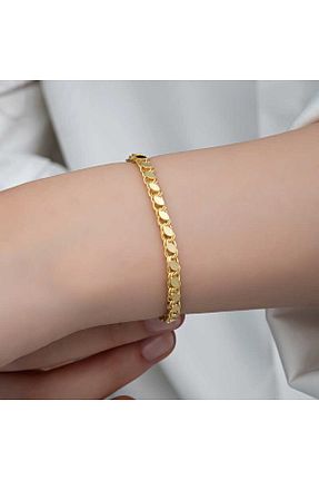 دستبند نقره زرد زنانه 925 عیار esem gold - کد 884986477