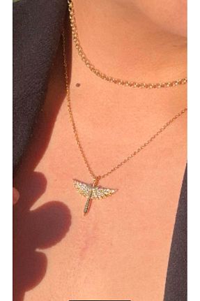 گردنبند استیل ( فولاد ) طلائی زنانه استیل (فولاد) sunsetaccesoryy - کد 885585252