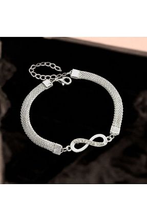 دستبند استیل (فولاد) طوسی زنانه استیل (فولاد) SOSYETEZGAHI - کد 885605711