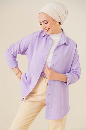 پیراهن حجاب بنفش زنانه اورسایز Bigdart - کد 382964208