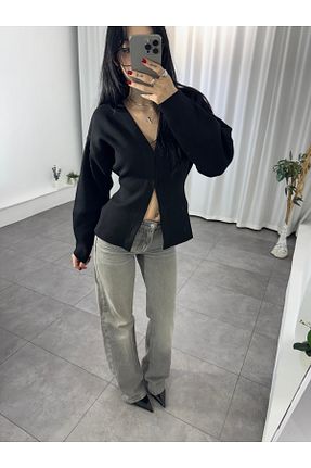 بلوز مشکی زنانه ساده anonim - کد 885636205