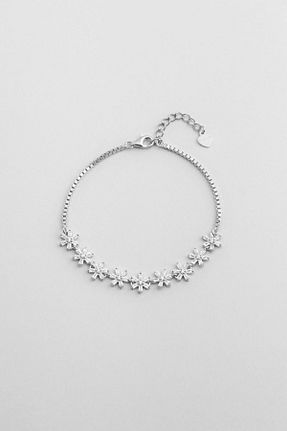 دستبند نقره سفید زنانه 925 عیار So Chic - کد 885652030