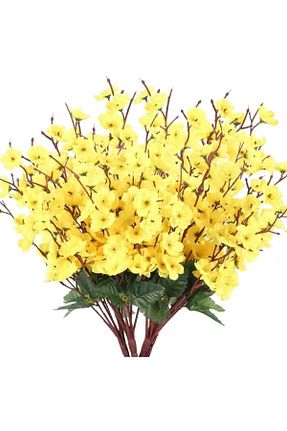 گل خشک و مصنوعی زرد YAPAY ÇİÇEK DERYASI - کد 885661742