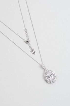 گردنبند نقره سفید زنانه 925 عیار So Chic - کد 885660270