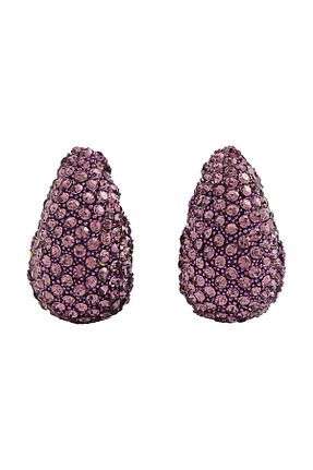 گوشواره جواهر صورتی منجق Parfois - کد 885669051