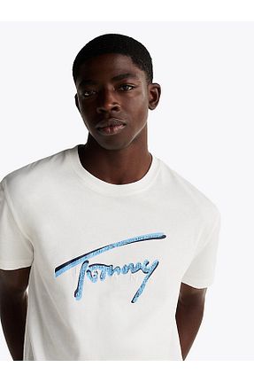 تیشرت سفید مردانه رگولار Tommy Hilfiger - کد 885694354