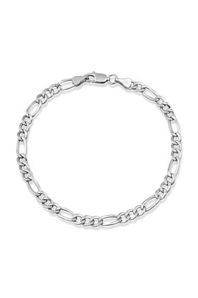 دستبند طلا سفید زنانه 14 عیار Altınkesesi - کد 885664372