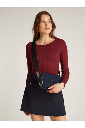 کیف دوشی سرمه ای زنانه Tommy Hilfiger - کد 883797575