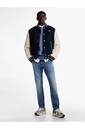 شلوار جین سرمه ای مردانه پاچه ساده Tommy Hilfiger - کد 885679505
