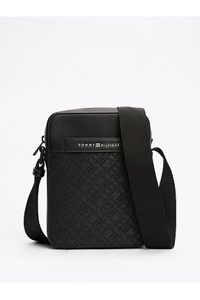 کیف دوشی نباتی مردانه چرم مصنوعی Tommy Hilfiger - کد 883999211