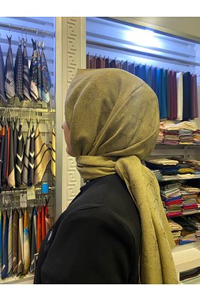 شال سبز زنانه پنبه ای Aker - کد 885688282
