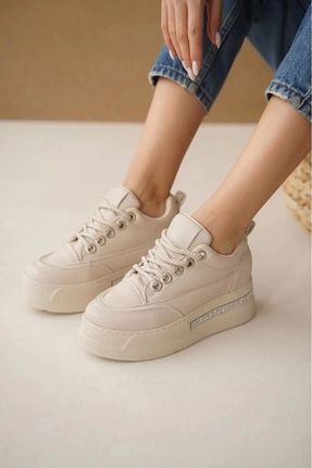 بوت / نیم بوت بژ زنانه Ales Butik - کد 885687214