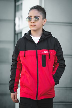 بادگیر و بارانی قرمز بچه گانه مخلوط پلی استر Zaziko Kids - کد 823114749