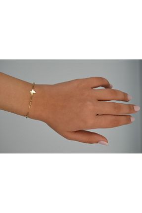 دستبند طلا زرد زنانه 14 عیار Efendi Kuyumculuk - کد 885688073