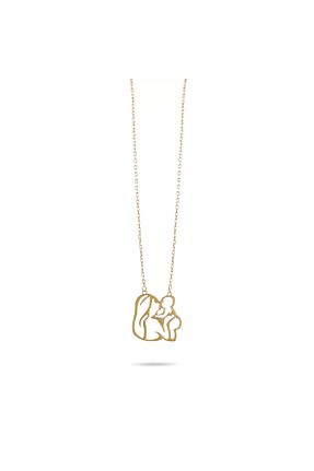 گردنبند طلا طلائی زنانه 14 عیار YCL JEWELLERY - کد 885689303