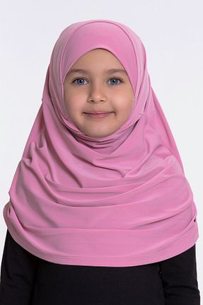 روسری صورتی ساده HÜRREM BONE - کد 348779531