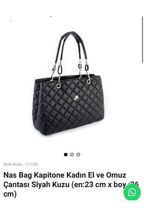 کیف دوشی مشکی زنانه چرم مصنوعی Nas - کد 885713583