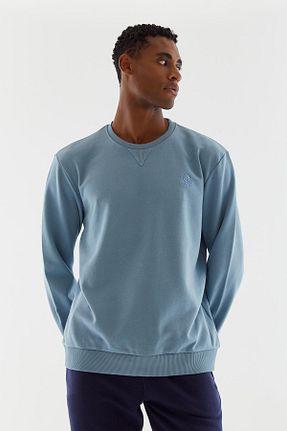 سوئیشرت آبی مردانه ساده Benetton - کد 766205951