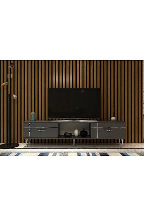میز و پایه تلویزیون طوسی Suntalam DEMONTE DECOR - کد 885744498