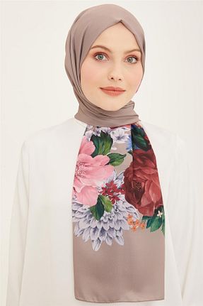 شال بژ زنانه پلی استر Armine - کد 736259511