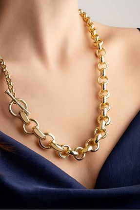 گردنبند نقره زرد زنانه 925 عیار So Chic - کد 885748726