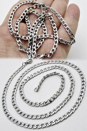 گردنبند جواهر مردانه استیل ضد زنگ Dukkanka - کد 885755552