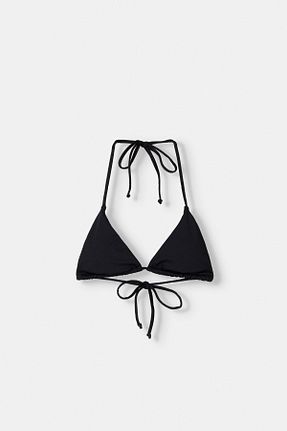 مایو مشکی زنانه پلی استر Bershka - کد 885753664