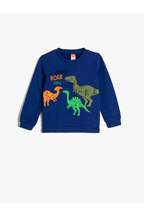 سوئیشرت سرمه ای بچه گانه Animal Koton - کد 781338309