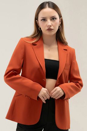 کت نارنجی زنانه Blazer MissThetis - کد 885781303