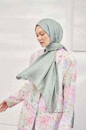 شال سبز زنانه ابریشم MODA - کد 885763929