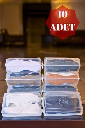نظم دهنده کفش نارنجی پلاستیک DOVİ HOME - کد 885779518