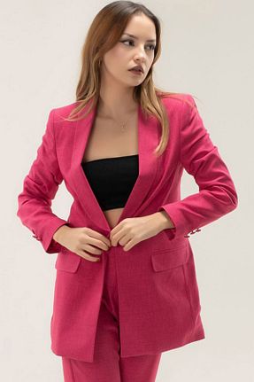 کت صورتی زنانه Blazer MissKybele - کد 885784491